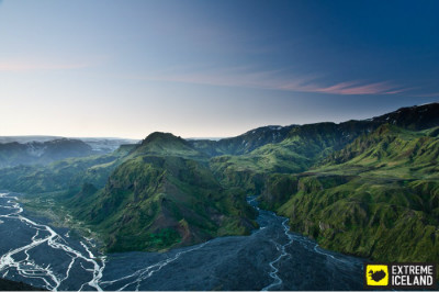 Thorsmork Mountain Ridge