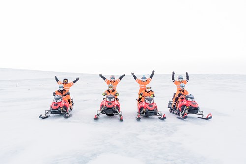 Snowmobile tours in Iceland