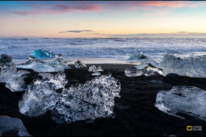 冰岛南岸钻石沙滩