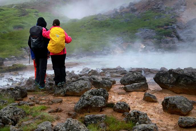 蒸气山谷Reykjadalur 蒸汽山谷Reykjadalur