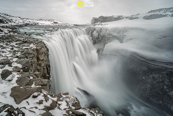 冰岛北部 黛提瀑布