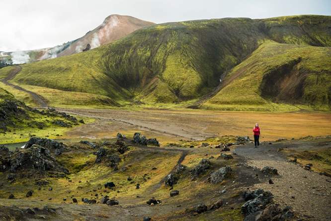 冰岛高地徒步