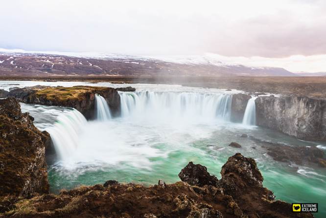 冰岛北部瀑布
