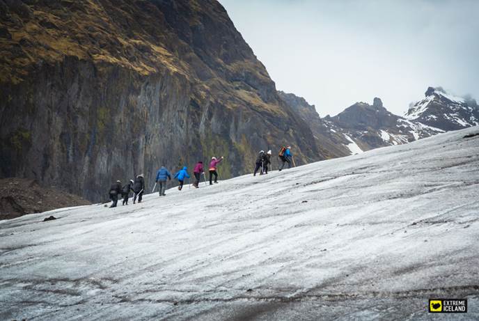 瓦特纳冰川徒步团队