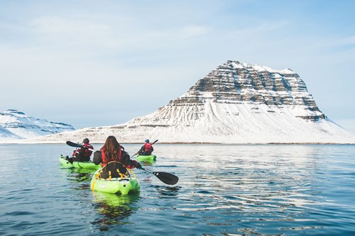 Kayaking tours in Iceland