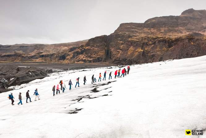 索尔黑马冰川徒步壮美景色