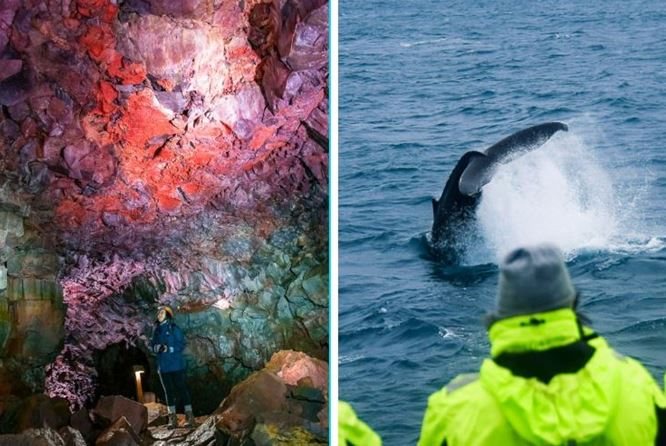 火山岩洞与出海观鲸 – 组合团