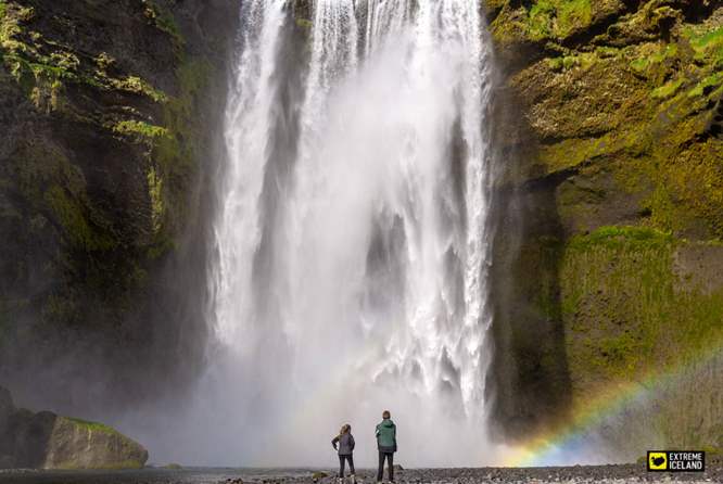 斯科加瀑布也是冰岛南岸著名景点之一