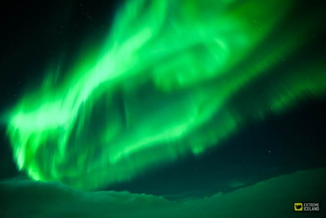 冰岛南岸的乡村远离光污染最适合看极光