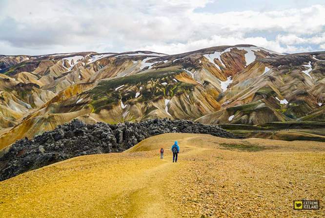 冰岛高地绚烂的色彩