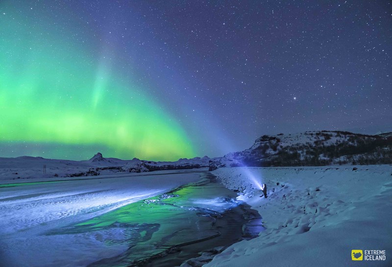1月冰岛极光