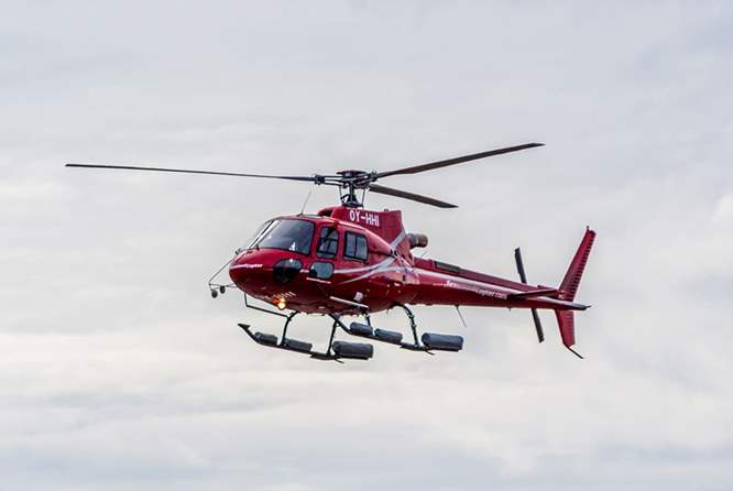 坐直升飞机游览冰岛各大著名冰湖